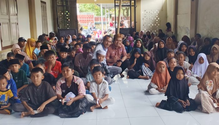 Kolaborasi dengan UPT Dikbud Sakra, Gerakan Pramuka Kwartir Sakra Santuni Ratusan Yatim Piatu