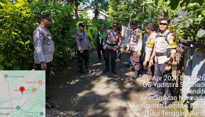Polsek Narmada Kawal Ibadah Paskah GKII Air Hidup Suranadi