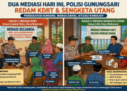 Konflik Rumah Tangga dan Utang Berujung Damai dengan Mediasi Polisi