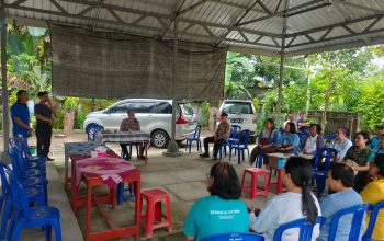 Kapolsek Narmada Pimpin Pengamanan Baksos Kesehatan di Suranadi