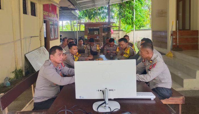 Kapolsek Gunungsari Ikuti Zoom Nasional Panen Jagung Serentak Kuartal II