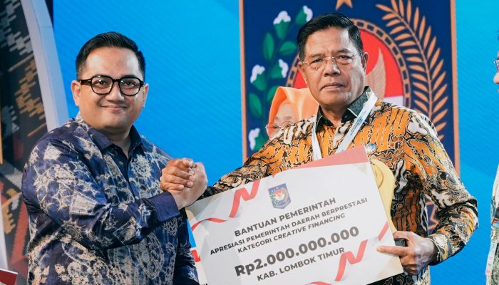 Pemkab Lotim Raih Posisi Kedua Kategori Creative Financing, Dapat Insentif Rp2 Miliar