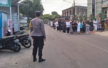 Pengamanan Maksimal Warnai Salat Ied di Gunungsari