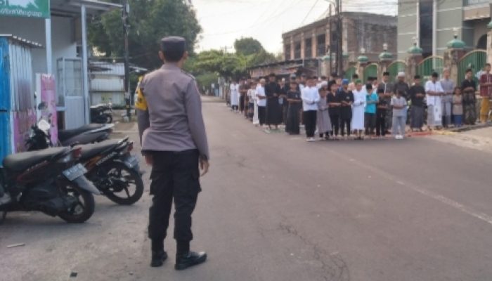 Pengamanan Maksimal Warnai Salat Ied di Gunungsari