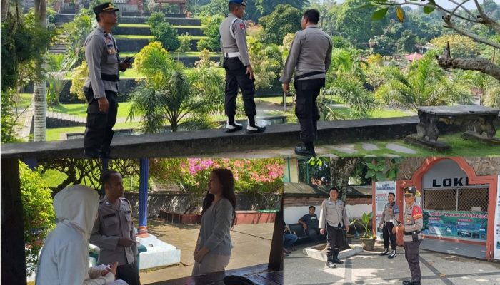 Polisi Siaga Jaga Obyek Wisata di Narmada saat Libur Panjang