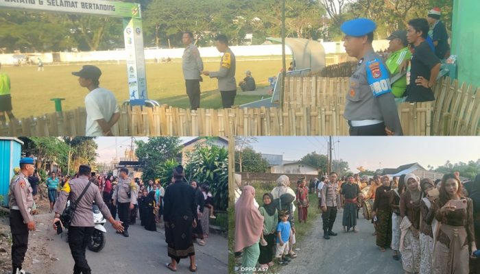 Polisi Kawal Turnamen KTSB Cup dan Dua Nyongkolan di Gunungsari