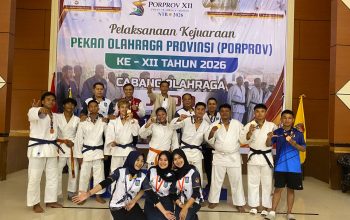 Lombok Tengah Juara Umum Judo Porprov XII NTB dengan Raihan Delapan Medali