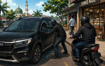 Rp200 Juta Raib Digondol Komplotan Pecah Kaca, Polisi Buru Pelaku yang Diduga Menguntit Korban Sejak dari Bank