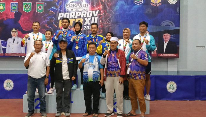 Dua Emas dan Satu Perak Diraih Tenis Meja Lombok Tengah, Peluang Juara Umum Terbuka