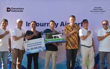 BIZAM Salurkan Rp100 Juta untuk Perkuat Konservasi Penyu dan Terumbu Karang di Lombok Utara