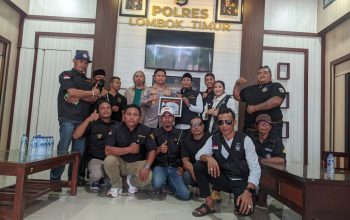 Pengungkapan Kasus Narkoba 3 kg. Kapolres Lombok Timur mendapat Apresiasi dari Ormas Kris Sasak dan LPM NTB
