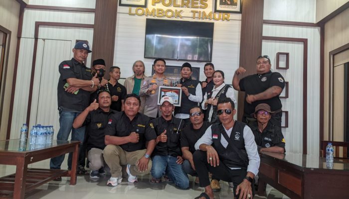 Pengungkapan Kasus Narkoba 3 kg. Kapolres Lombok Timur mendapat Apresiasi dari Ormas Kris Sasak dan LPM NTB