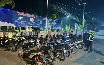 Operasi Cipta Kondisi, Satlantas Lotim Tindak Tegas 35 Pelanggar Knalpot Brong dan Balap Liar