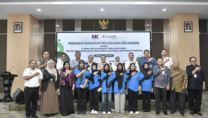 Bank NTB Syariah Gandeng PT Wira Karitas Perluas Akses KUR bagi Pekerja Migran Indonesia