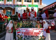 Wabup Lepas Ribuan Siswa MIN 1 Loteng, Karnaval Kemerdekaan Berlangsung Meriah