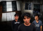 Tiga Terduga Pelaku Pencurian Komputer Sekolah di Praya Diamankan Polisi