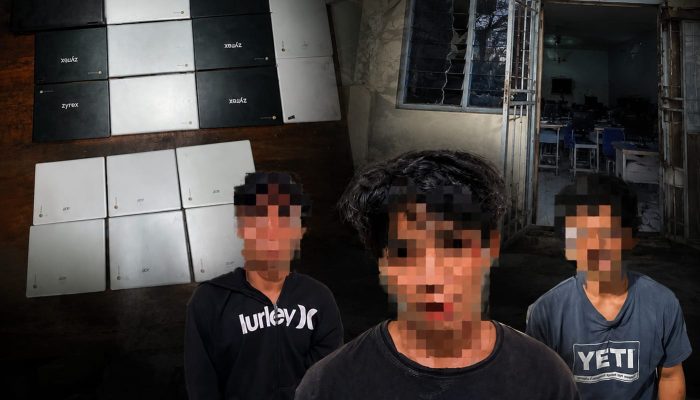 Tiga Terduga Pelaku Pencurian Komputer Sekolah di Praya Diamankan Polisi