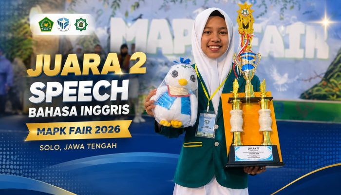 Gemilang di Panggung Nasional, Siswi MTsN 1 Lombok Tengah Sabet Juara 2 Speech Bahasa Inggris