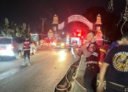 Api Berkobar di Bawah Jembatan Midang, Polisi Sigap Urai Kemacetan