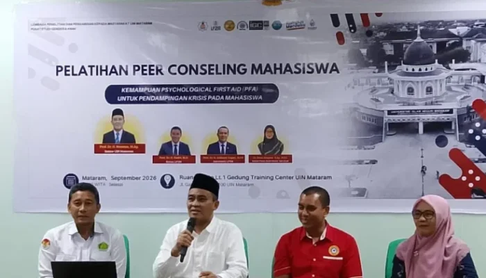 UIN Mataram Perkuat Konselor Sebaya, Rektor: Mahasiswa Tak Selalu Butuh Jawaban Cepat