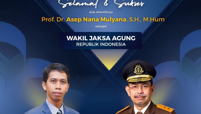 Alumni Unram Prof. Asep Nana Mulyana Dipercaya Jadi Wakil Jaksa Agung RI