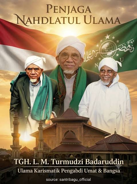 TGH Lalu Muhammad Turmudzi Badaruddin atau Datok Bagu, ulama sepuh NTB.
