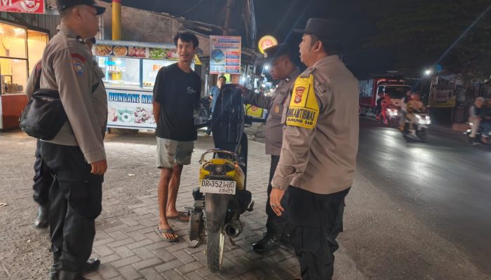 Cipkon Jelang MotoGP, Polsek Gunungsari Tertibkan Knalpot Brong hingga Warung Tuak