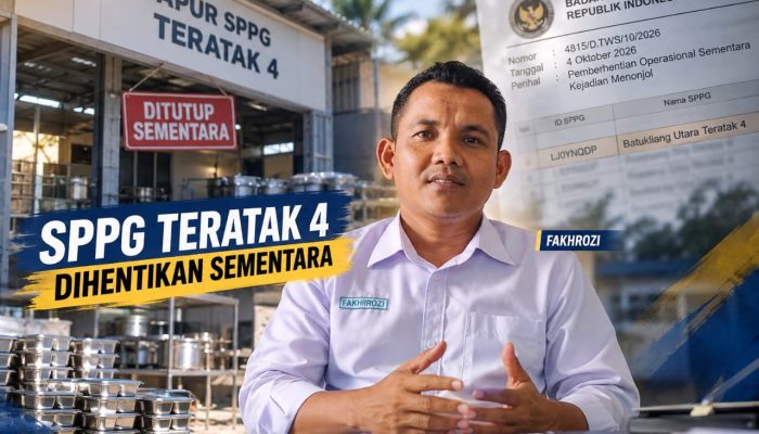 Operasional SPPG Teratak 4 Dihentikan Sementara, Penerima Manfaat Kecewa