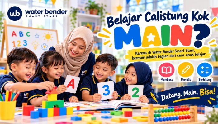 Water Bender Smart Stars Hadirkan Metode Belajar Calistung yang Menyenangkan bagi Anak