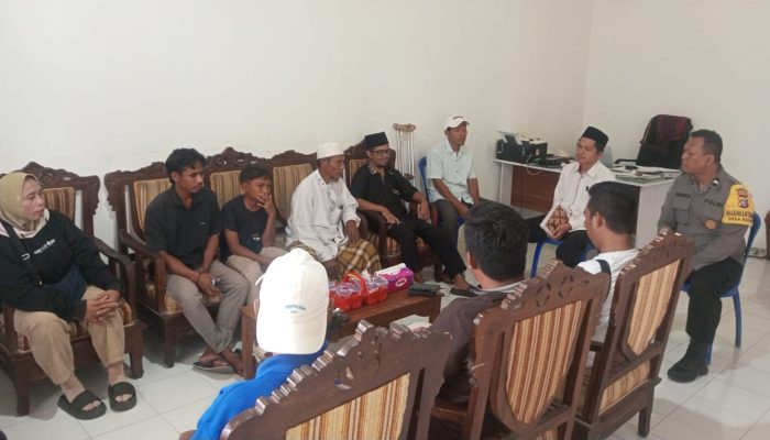 Kecelakaan Motor Vs Truk di Gunungsari Berakhir Damai di Tangan Bhabinkamtibmas
