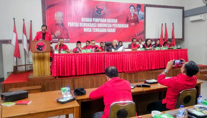 Tiga Jam Rapat, PDIP NTB Bulat Ambil Keputusan Pecat Musyafirin sebagai Kader Partai