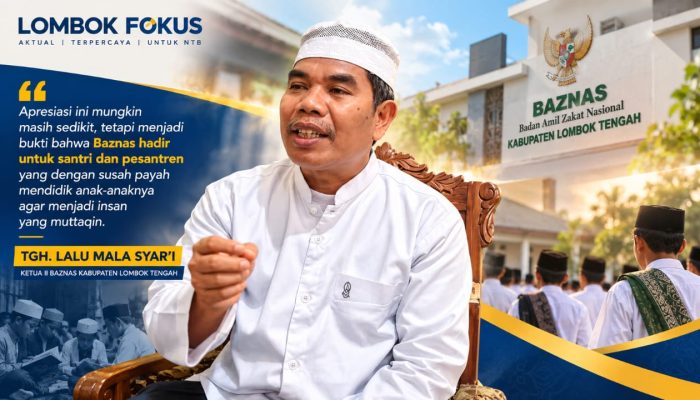 Hari Santri Nasional, Baznas Lombok Tengah Salurkan Rp300 Juta untuk Santri Berprestasi