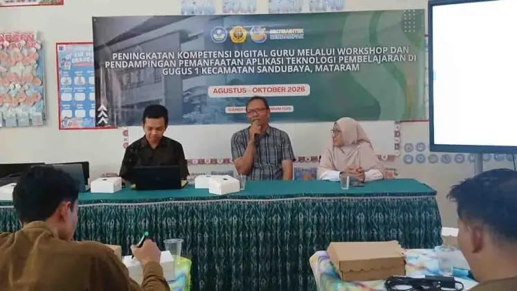 Unram Tingkatkan Kompetensi Digital Guru SD di Sandubaya melalui Workshop Teknologi Pembelajaran